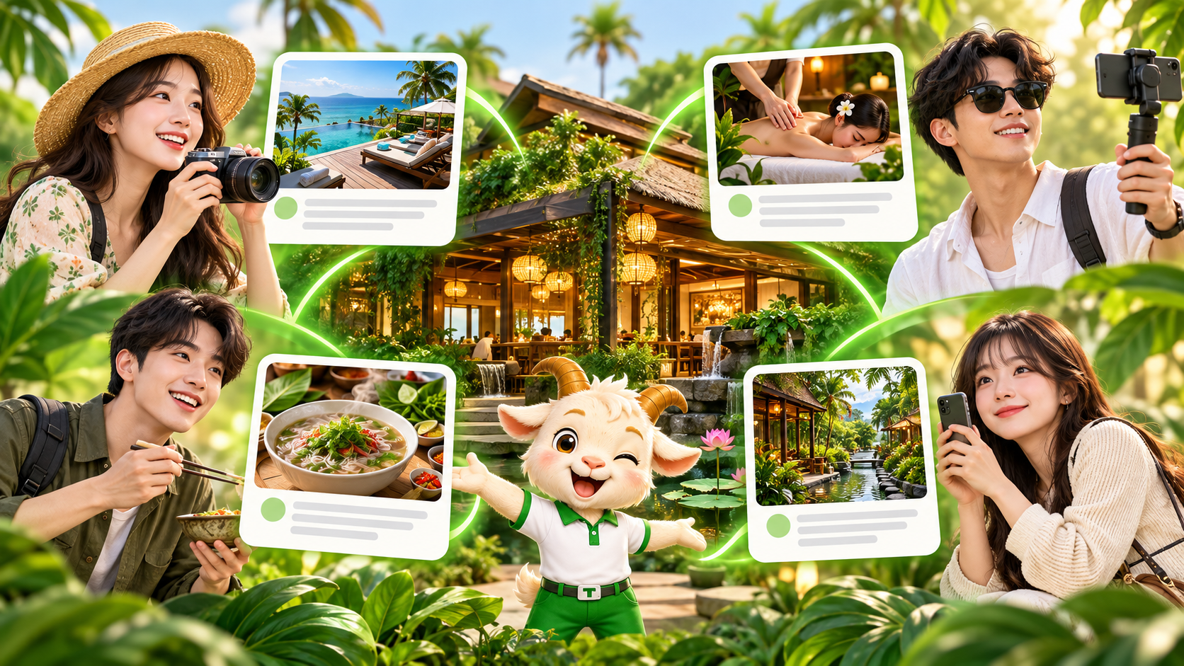 Minh họa mạng lưới blogger Hàn Quốc và nội dung Naver Blog