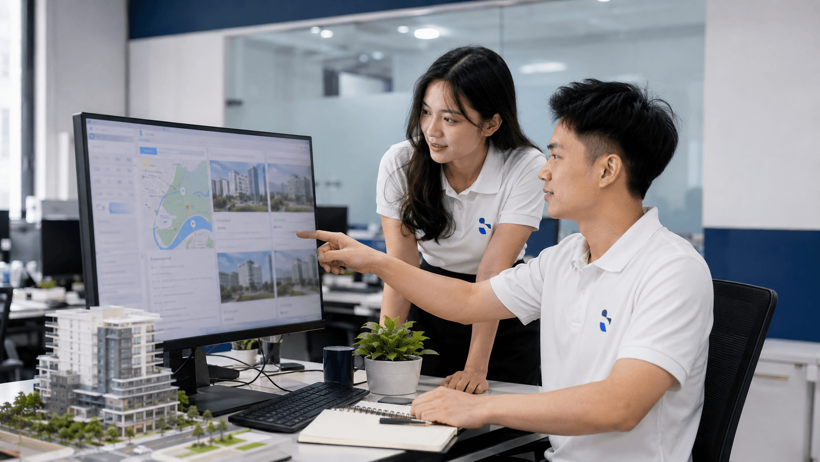 Đội ngũ Công Thiên thiết kế website bất động sản với giao diện tìm kiếm dự án
