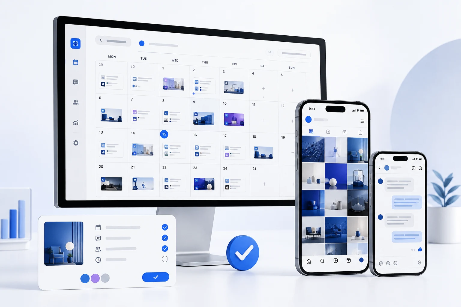 Minh hoạ dịch vụ chăm sóc fanpage với content chuẩn marketing